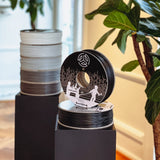 3D Filament matte rPLA 1.75 mm Darkest Black NCS S 9000-N