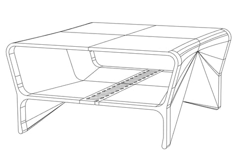Digital license of ONE (1) Paper Plane - Coffee Table