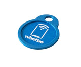 Key ring 3D printed for NFC tag logo 25 mm round DPP Data Carrier