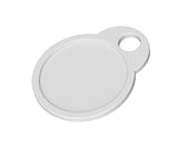 Key ring 3D printed for NFC tag logo 25 mm round DPP Data Carrier