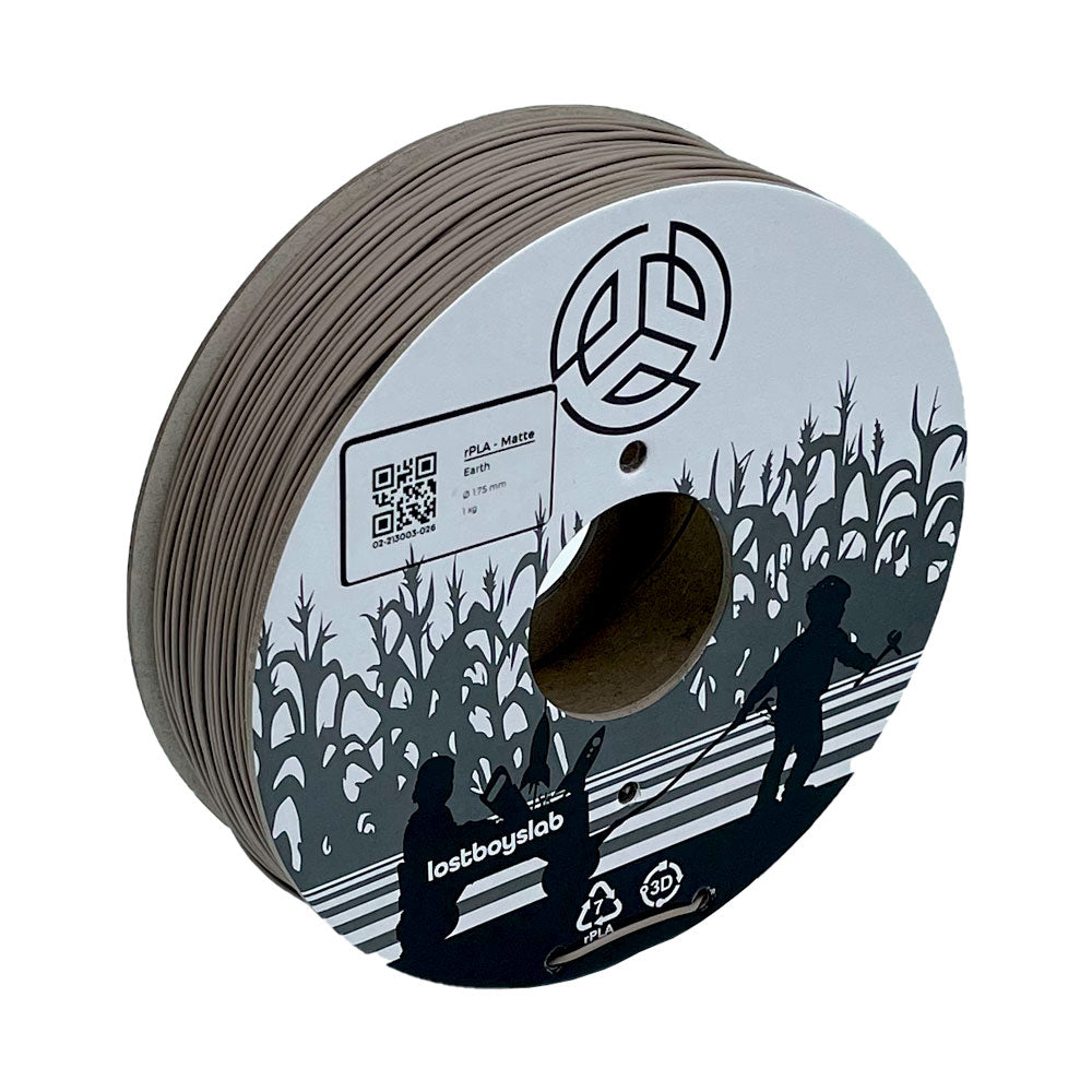 3D Filament matte rPLA 1.75 mm EARTH NCS S 6005-Y50R – lostboyslab