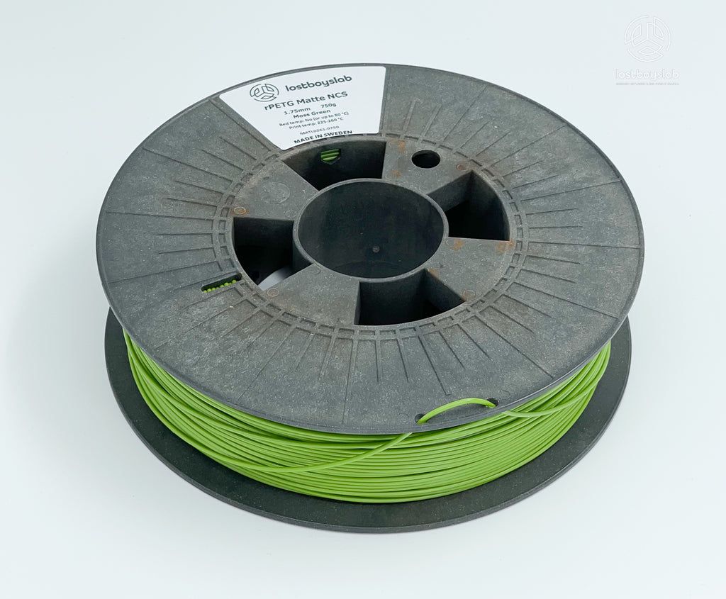 3D Filament rPETG matte NCS Moss Green – lostboyslab